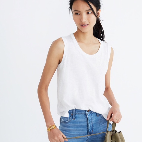 Madewell Tops - Madewell Scoop Neck Muscle Tee
